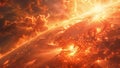 Cosmic firestorm: Animation illustrates the captivating motion of solar magma.