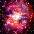 Cosmic galaxy background. Stars and cosmic gas.The elements of this image furnished by NASA