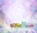 Cosmic Healing Crystals Royalty Free Stock Photo