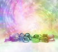 Cosmic Healing Crystals Royalty Free Stock Photo