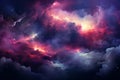 Cosmic Infinity: Swirling Nebulae and the Spiritual Beyond, Heaven or Hell? â AI Generated Royalty Free Stock Photo