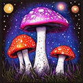 cosmic magic mushroom