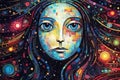 Cosmic Mona Lisa: Witness a celestial transformation as the Mona Lisa becomes an otherworldly being, combining elements of the