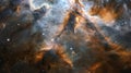 Cosmic Pillars, A Starbirth Region in the Eagle Nebula Royalty Free Stock Photo
