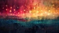Cosmic Polka Rhythms: Nebula Meets Minimalism. Concept Abstract Concepts, Cosmic Art, Polka Dots,
