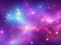 Cosmic Radiance: Enchanting Fantasy Background