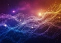 Suggest stars or distant galaxies, enhancing the ethereal and Royalty Free Stock Photo