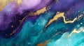 Cosmic Shimmering Gradient Background for Space and Galaxy Themes Generative AI