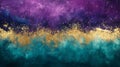 Cosmic Shimmering Gradient Background for Space and Galaxy Themes Generative AI