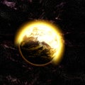 Cosmic space planet Royalty Free Stock Photo