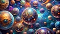 Cosmic Sphere Dreams: A Celestial Journey AI Generated