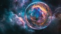 Cosmic sphere in space
