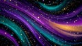 Cosmic Swirling Starry Pattern Royalty Free Stock Photo