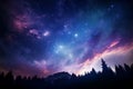 The cosmic tapestry shines in a breathtaking deep sky astrophoto Royalty Free Stock Photo
