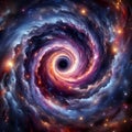Cosmic Vortex. Royalty Free Stock Photo