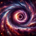 Cosmic Vortex. Royalty Free Stock Photo