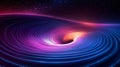 Cosmic Vortex of Light and Energy in the Universe Royalty Free Stock Photo