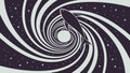Cosmic Vortex Spiral, Hypnotic Space and Mystery Vector Art, vector design Generative AI Royalty Free Stock Photo