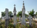 Cosmopolit cemetery in Sulina, in Danube Delta, Tulcea, Romania Royalty Free Stock Photo