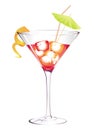 Cosmopolitan cocktail drink Royalty Free Stock Photo