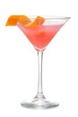 Cosmopolitan cocktail Isolated Royalty Free Stock Photo