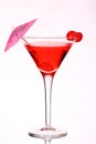 Cosmopolitan martini fresh Coctail isolated on Royalty Free Stock Photo