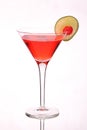 Cosmopolitan martini fresh Coctail isolated on Royalty Free Stock Photo