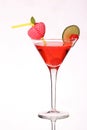 Cosmopolitan martini fresh Coctail isolated on Royalty Free Stock Photo