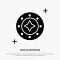 Cosmos, Galaxy, Shine, Space, Star, Universe solid Glyph Icon vector