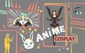 Cosplay Anime Collage