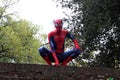 Cosplay disguised as Spiderman during the Lucca Comics & Games 2019 event