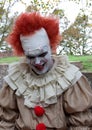 Cosplay dressed as a clown in the movie It al Lucca Comics & Games