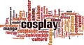 Cosplay word cloud