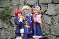 Cosplay young japanese girls Royalty Free Stock Photo