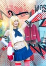 Cosplayer as characters Shimakaze from Kantal Collection.