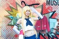 Cosplayer as characters Shimakaze from Kantal Collection.