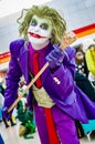 Cosplayer dressed as The Joker