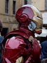A cosplayer at Lucca Comics & Games with the Ironman costume