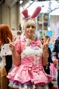 Cosplayer at Toronto Comicon event. Royalty Free Stock Photo