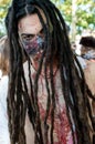 Cosplayer zombie at lucca comics 2016 Royalty Free Stock Photo