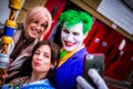 Cosplayers pose for a selfie at the Yorkshire Cosplay Convention