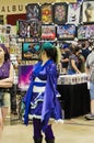 Cosplayers and vendors at the Comic Expo