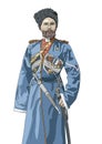 Cossack Royalty Free Stock Photo