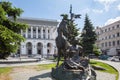 Cossack Mamay Monument in Kyiv, Ukraine