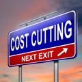 Cost cutting concept. Royalty Free Stock Photo