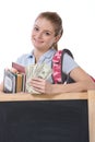 Cost of education student loan and financial aid Royalty Free Stock Photo