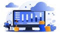 cost effectiveness of cloud computing with image showing pay-as-you-go pricing models, resource optimization techniques