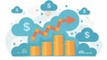 cost effectiveness of cloud computing with image showing pay-as-you-go pricing models, resource optimization techniques
