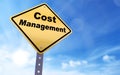 Cost management sign