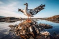 The Cost of Neglect: A Seagull\'s View Royalty Free Stock Photo